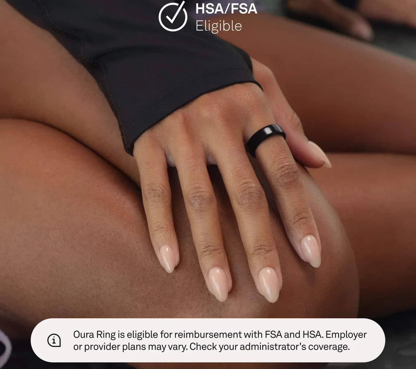 Smart ring resting on a nightstand in a dim bedroom at dawn